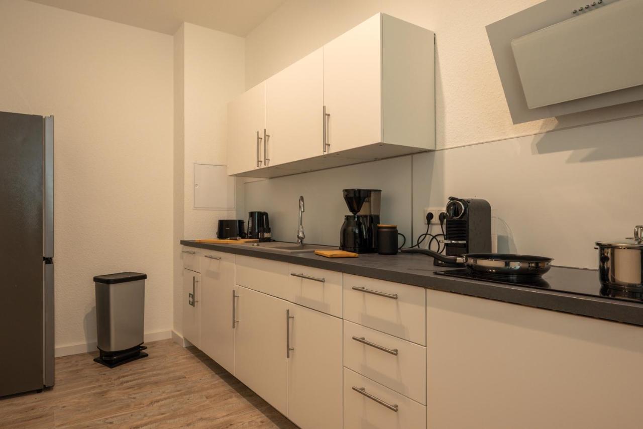 Maremar - Design Apartment - Luxus Boxspringbett - Zentral - Kueche - Arbeitsplatz - Highspeed Wlan Gera Esterno foto