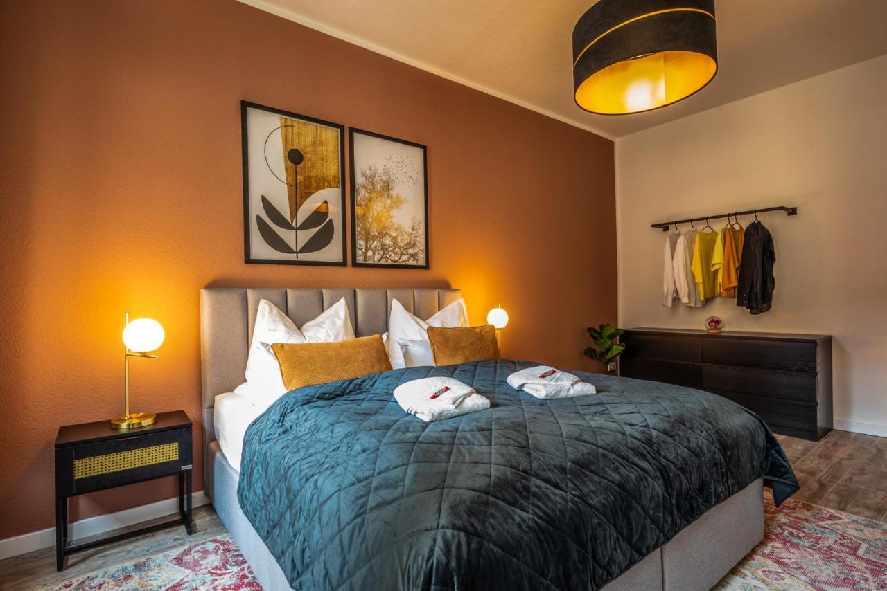 Maremar - Design Apartment - Luxus Boxspringbett - Zentral - Kueche - Arbeitsplatz - Highspeed Wlan Gera Esterno foto